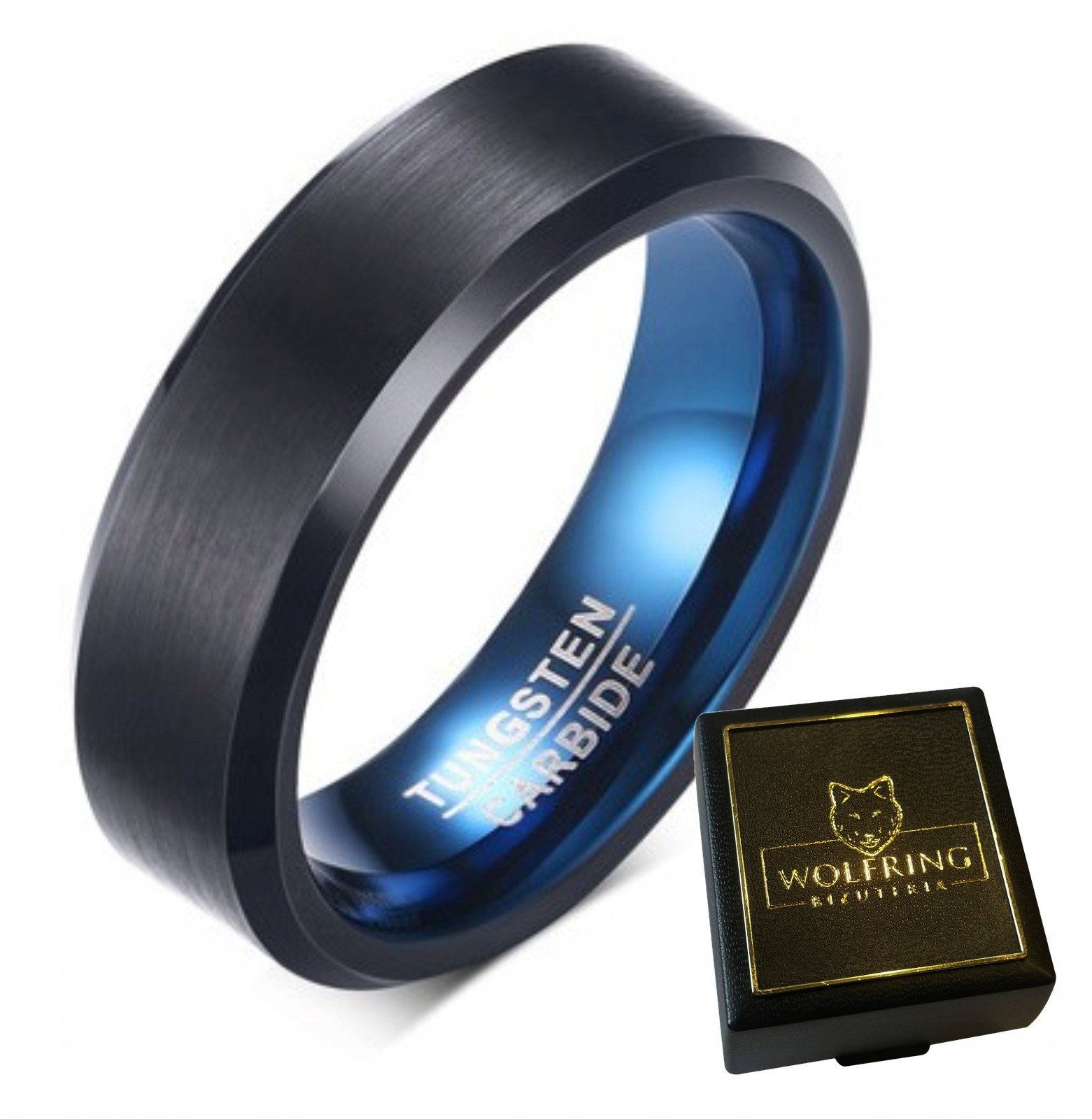 OBRĄCZKA PIERŚCIEŃ z Wolframu WOLFRING EU25 US11