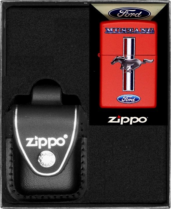 Zestaw ZIPPO Zapalniczka FORD MUSTANG Prezentowy No3