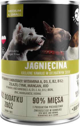 Pet Republic PetRepublic kawałki w sosie z jagnięciną 6x400g