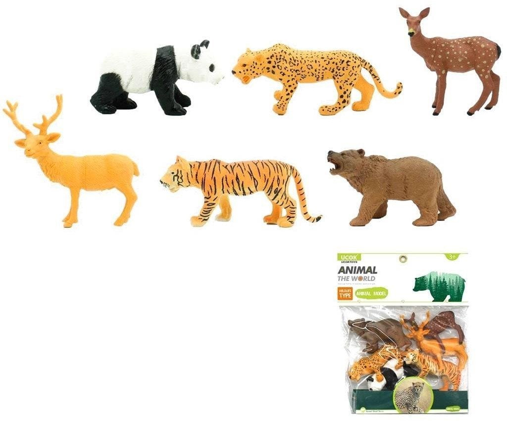 Zwierzęta zoo 6szt