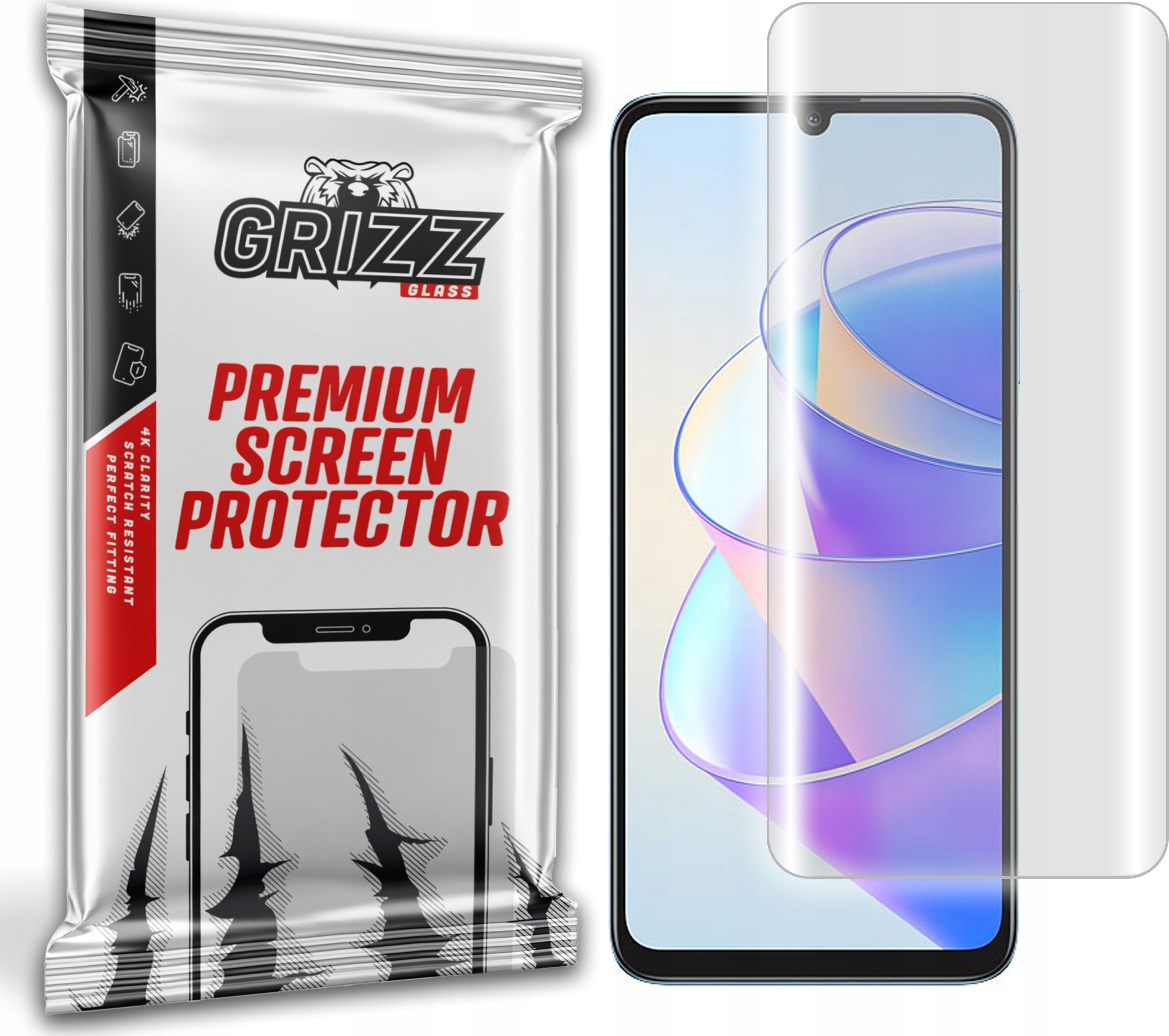 GrizzGlass Folia hydrożelowa GrizzGlass Hydrofilm do Honor X7a