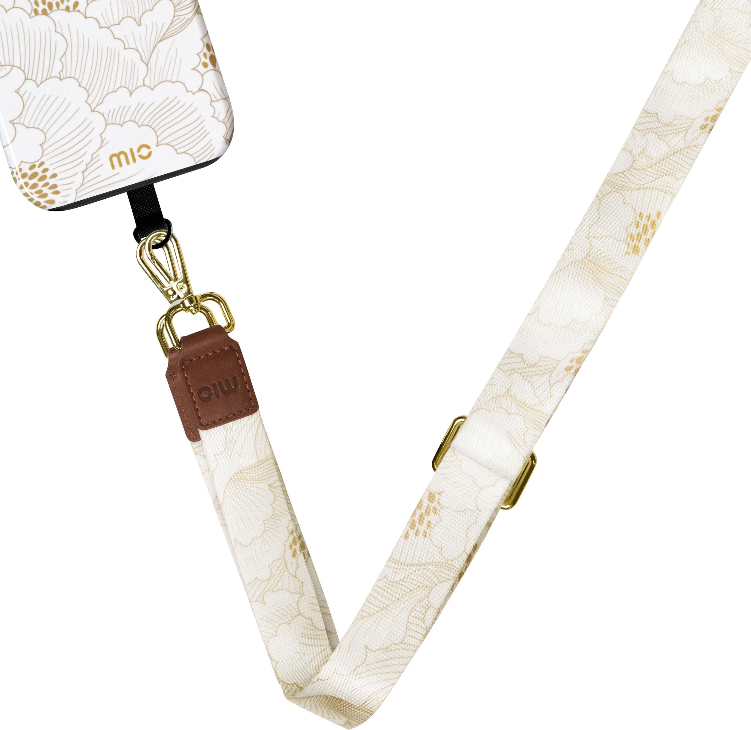 MIO Lanyard strap White Roses