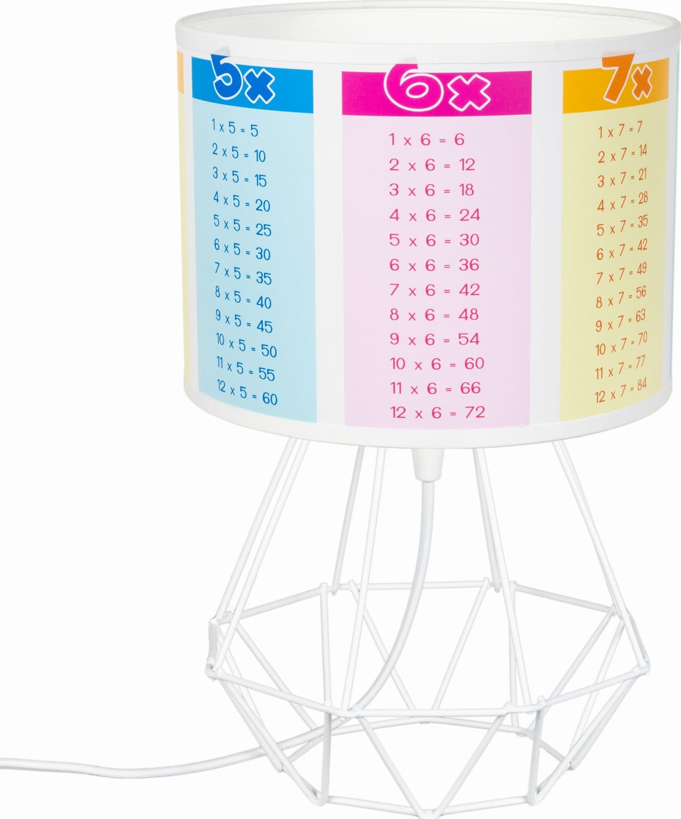 Solar Lampka dziecięca tabliczka mnożenia