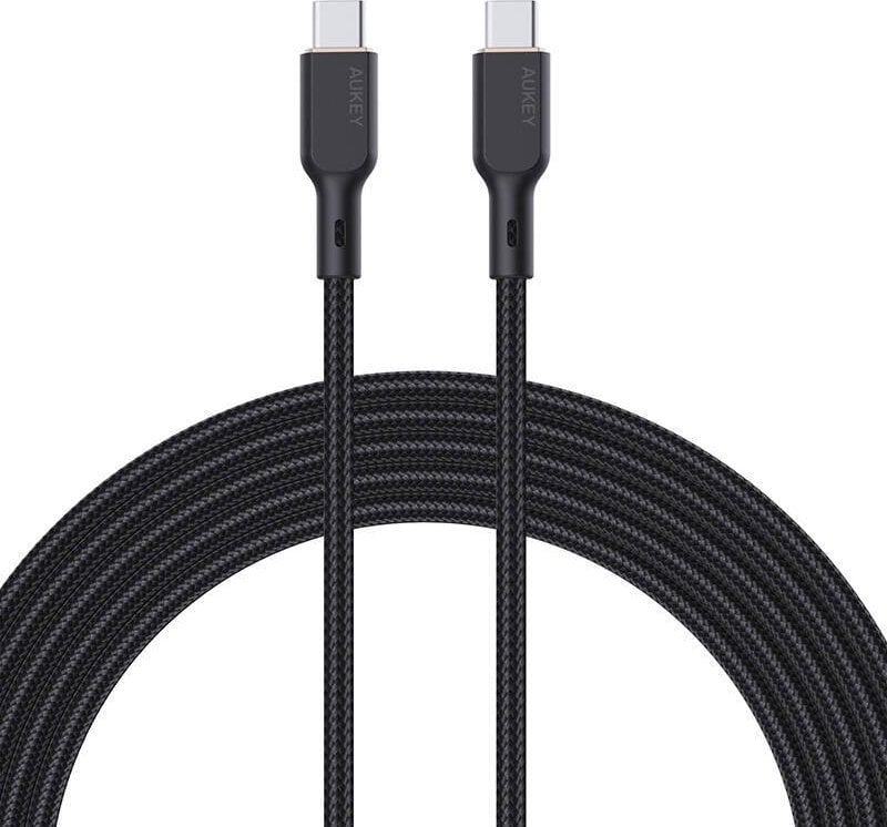 Kabel USB Aukey USB-C - USB-C 1 m Czarny (CB-KCC101)