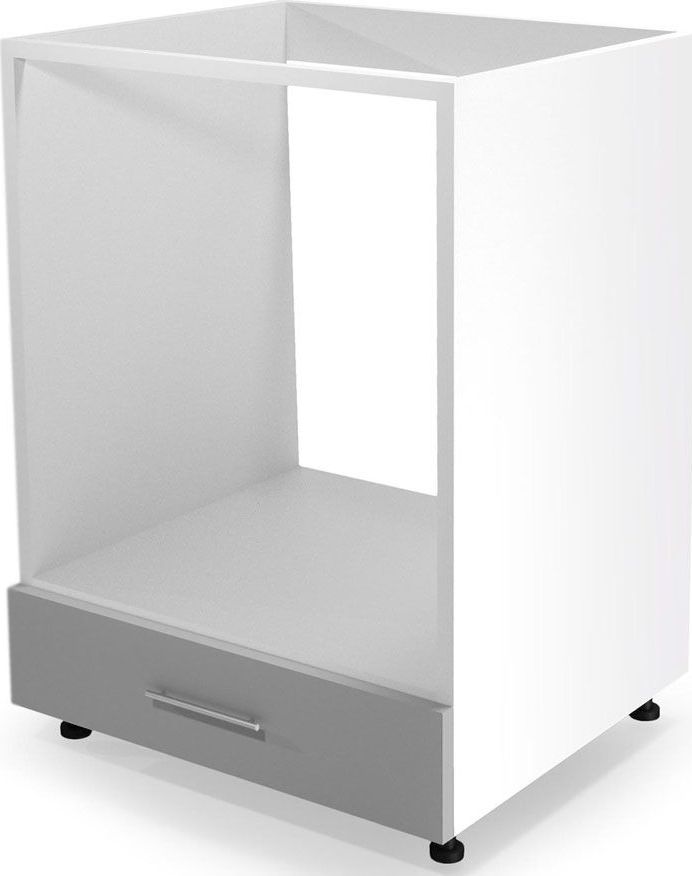 Elior Kuchenna szafka dolna do zabudowy piekarnika Limo 12X - jasny popiel połysk