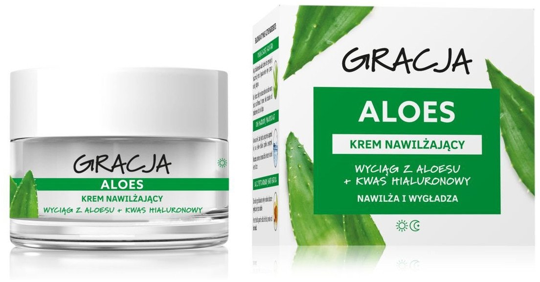 Gracja Krem aloesowy na dzień i na noc nawilżający 50ml