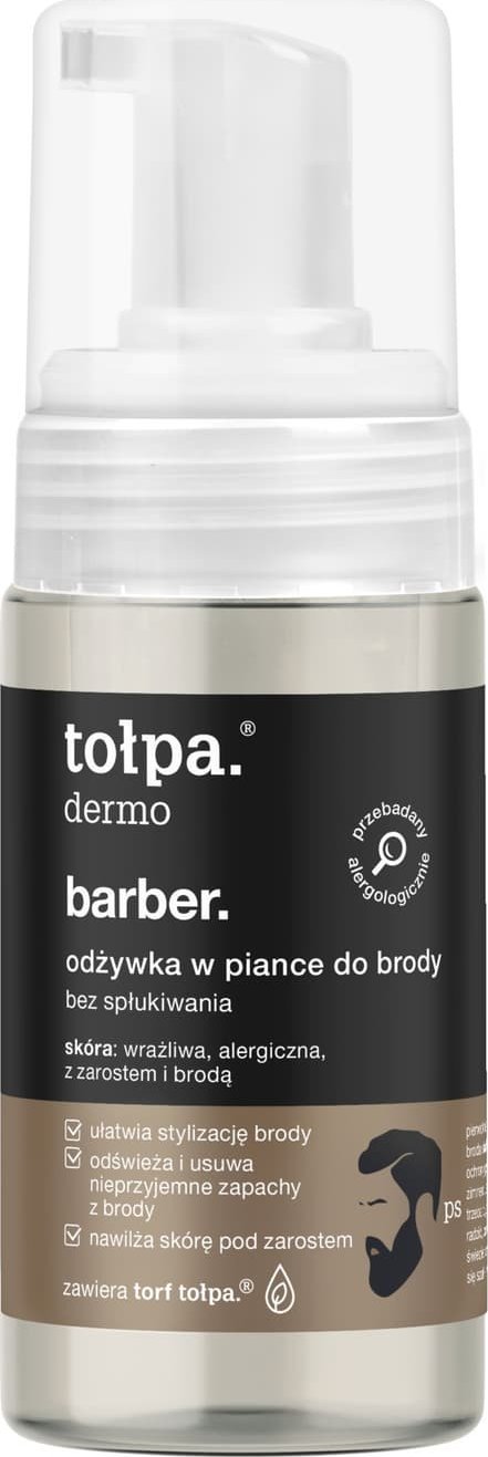 Tołpa TOŁPA Dermo Barber Odżywka w piance do brody i włosów 100 ml