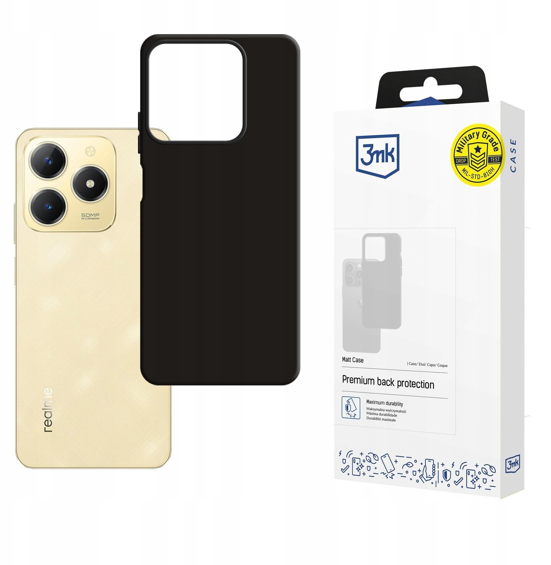 Realme C61 - 3mk Matt Case