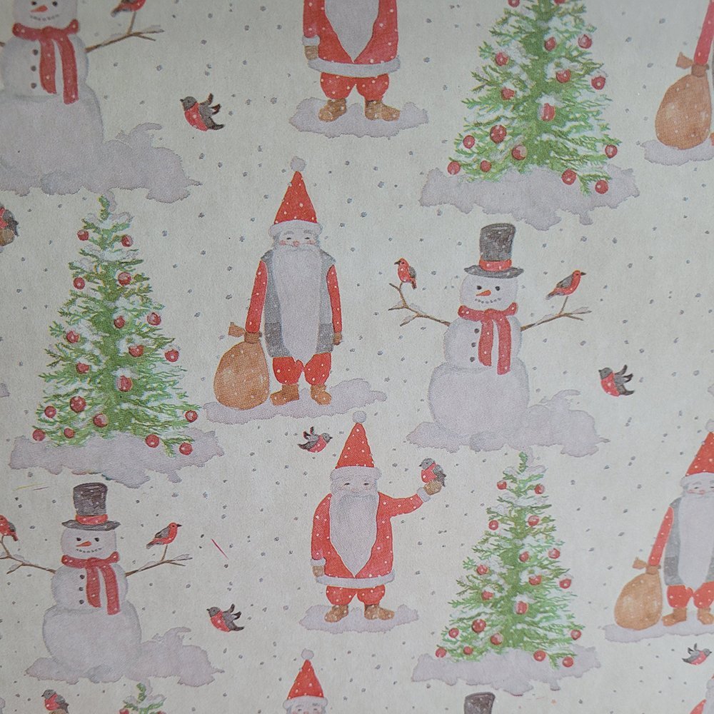 Fastima Papier świąteczny do pakowania kolorowy 70cmx3m 3m45