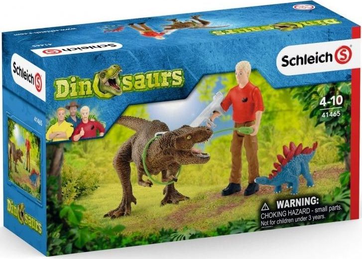 Figurka Schleich Zestaw Atak Tyrannosaurusa Rexa Dinosaurus