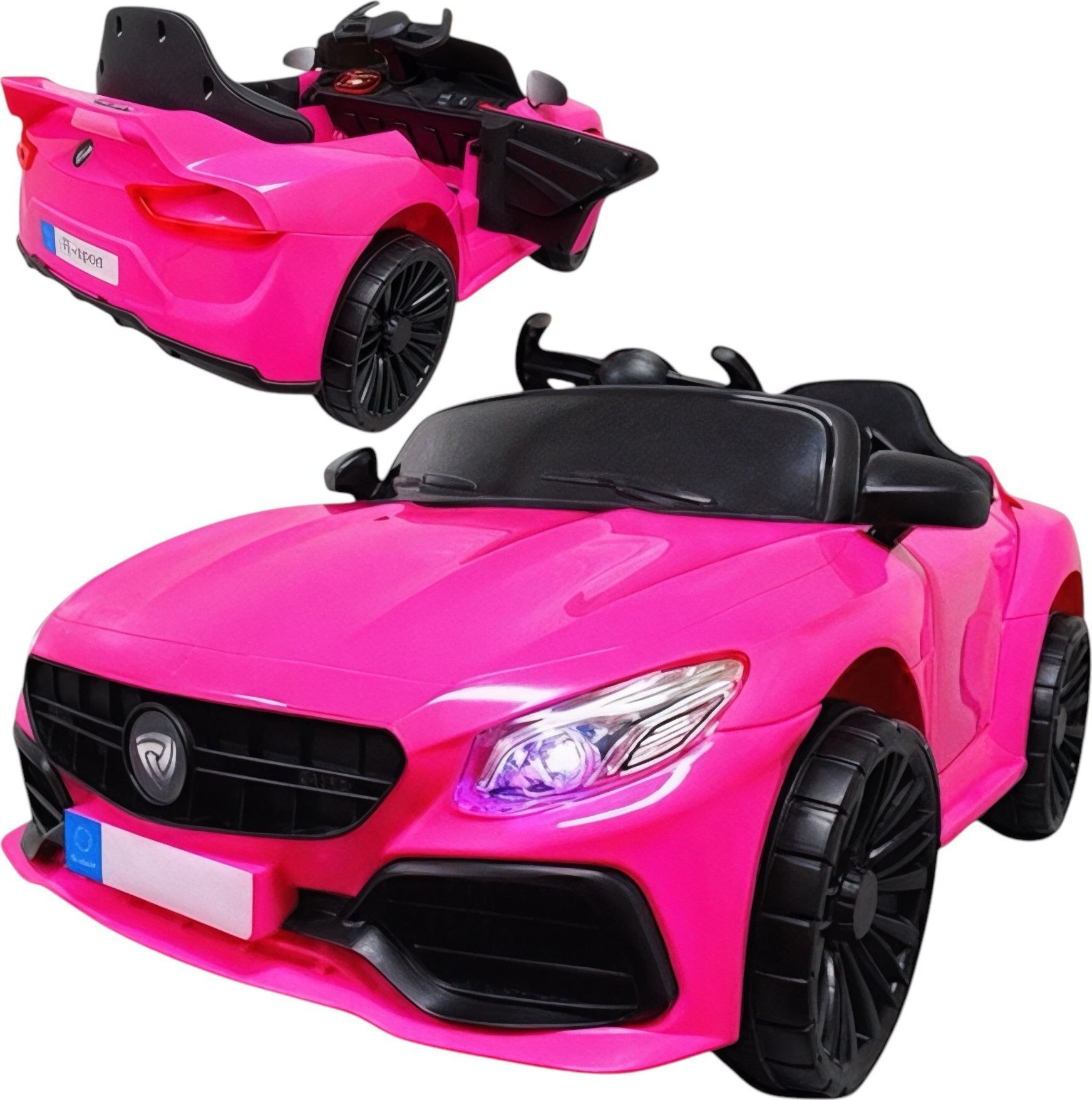 Auto na akumulator dla dzieci Cabrio F6 Różowe