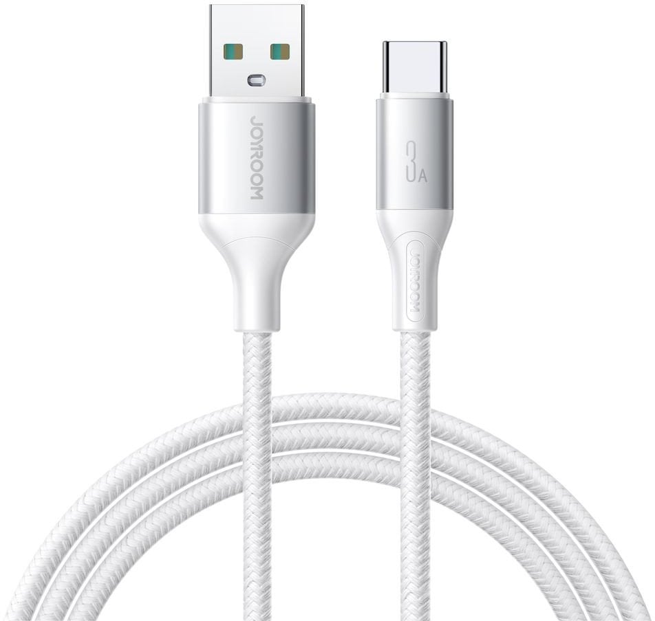 Kabel Joyroom S-A28 Flash Series 3A USB-A - USB-C 1m - biały