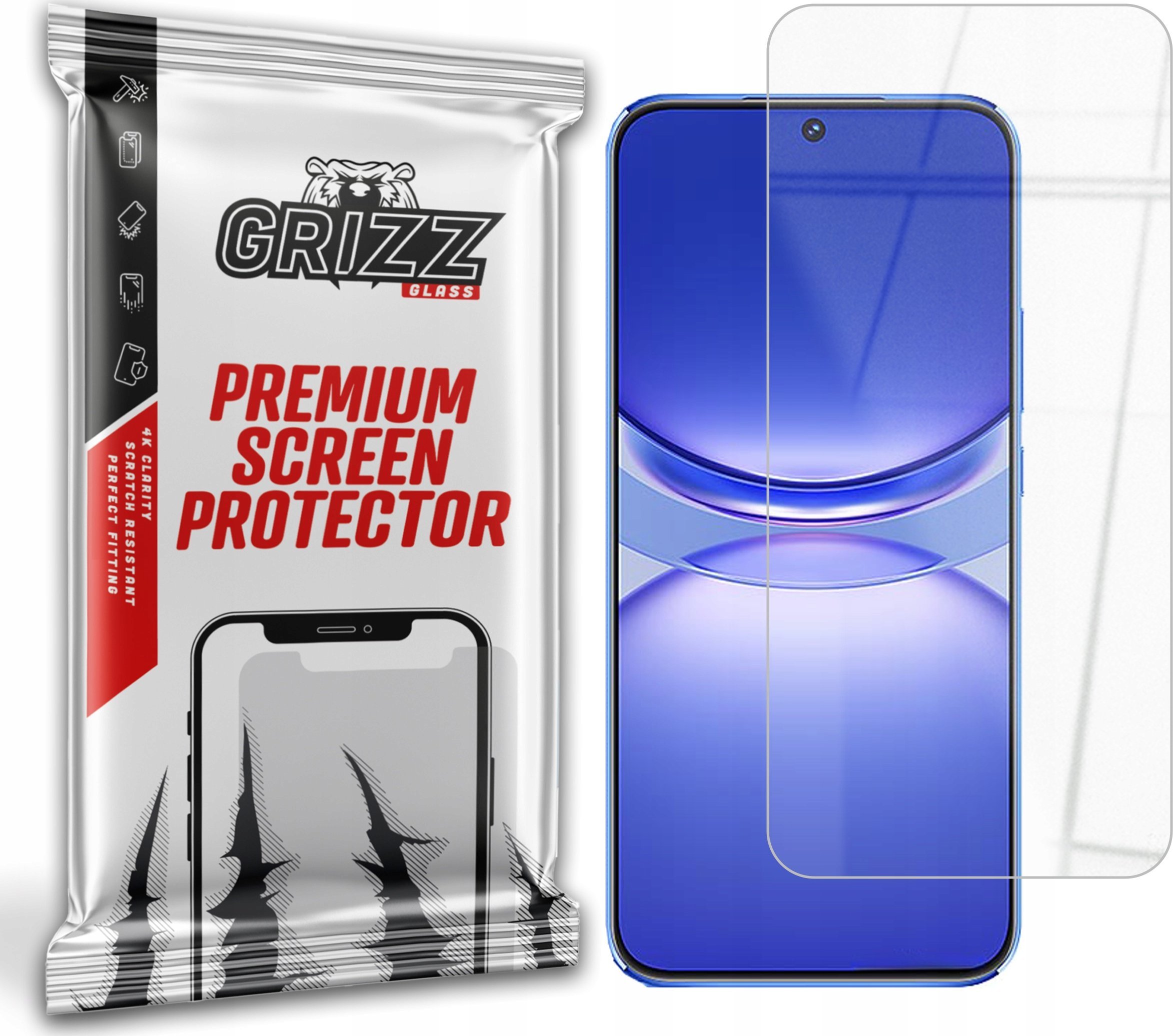 GrizzGlass Szkło hybrydowe GrizzGlass HybridGlass do Huawei Nova 12s