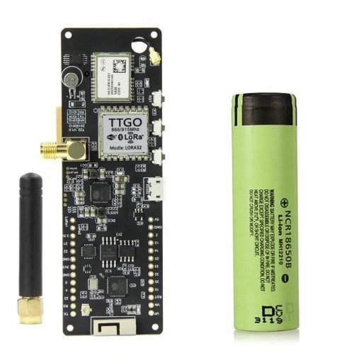 Płytka rozwojowa TTGO LoRa 868MHz WiFi ESP32 GPS NEO-6M akumulator