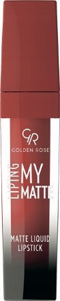 Golden Rose My Matte Lip Ink Matte Liquid Lipstick - Matowa pomadka do ust z wegańską formułą 5ml (28)