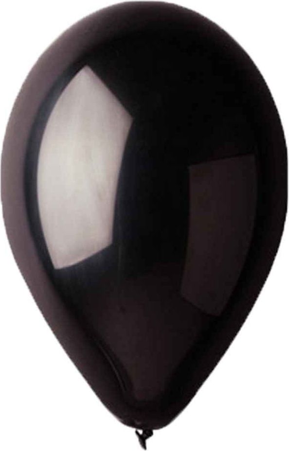 SDM Balon metalizowany czarny nr 65 100 sztuk