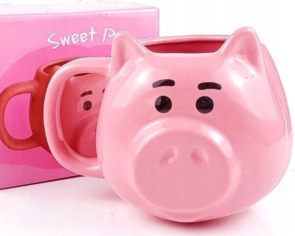 Pan i Pani Gadżet Kubek Ceramiczny Różowa Świnka Toy Story Prezent