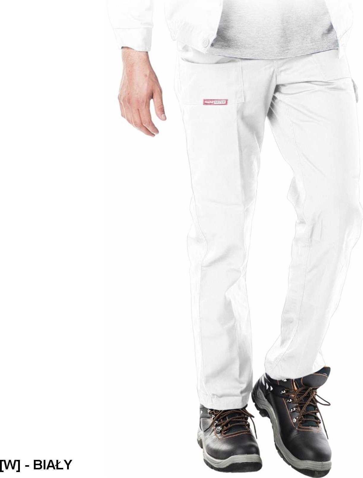 R.E.I.S. SPM - master spodnie ochronne do pasa - biały 52