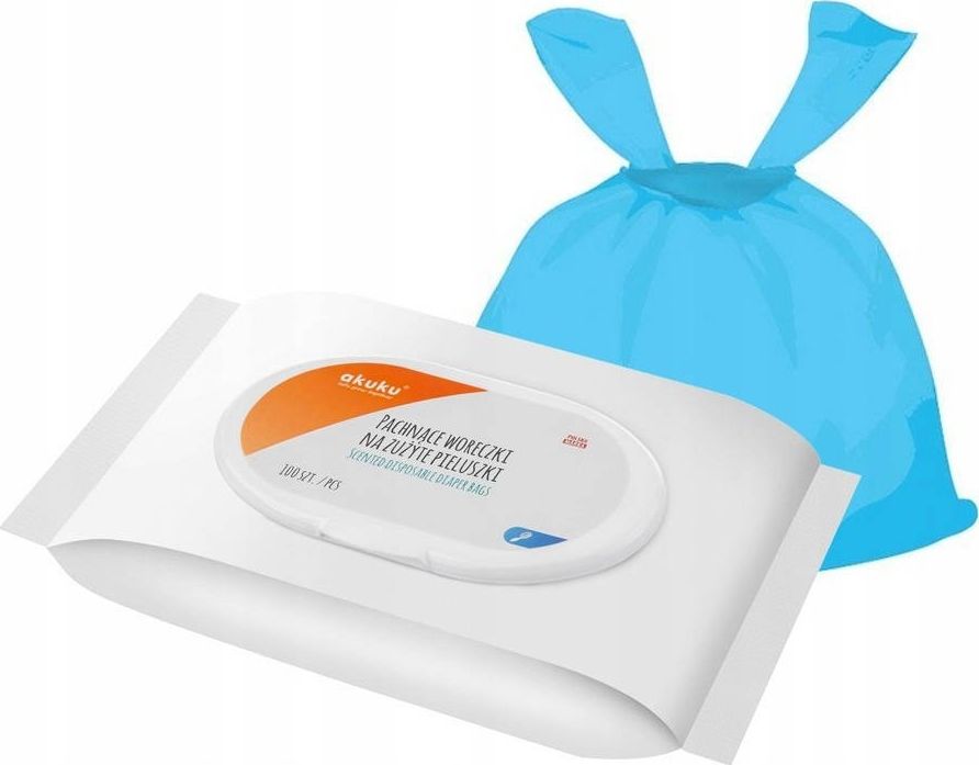 Akuku Akuku pachnące woreczki na zużyte pieluszki