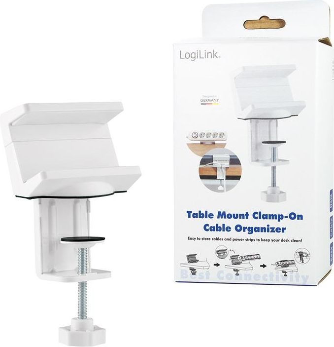 Organizer LogiLink Uchwyt Biały 1 sztuka (KAB0067)