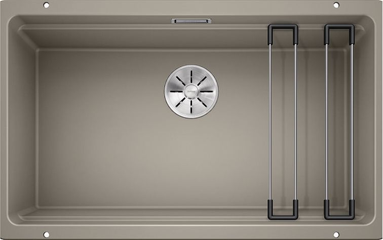 Zlewozmywak Blanco Etagon 700-U Silgranit tartufo z korkiem InFino, szyny (525174)