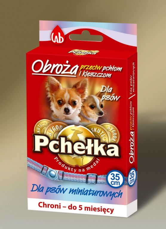 LAB PCHEŁKA OBROŻA DLA PSA 35cm
