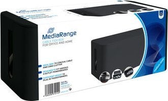 Organizer MediaRange MediaRange Kabelbox medium 318x126x135mm schwarz