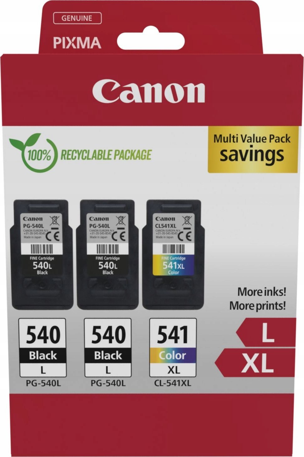 Tusz Canon CANON PG-540Lx2/CL-541XL Ink Cartridge MULTI