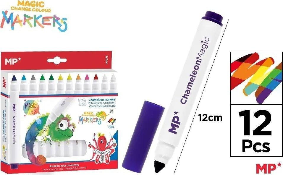 Kolorowe Baloniki Flamastry magiczne kameleon 12 kolorów