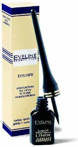 Eveline Eyeliner czarny w kałamarzu 4 ml