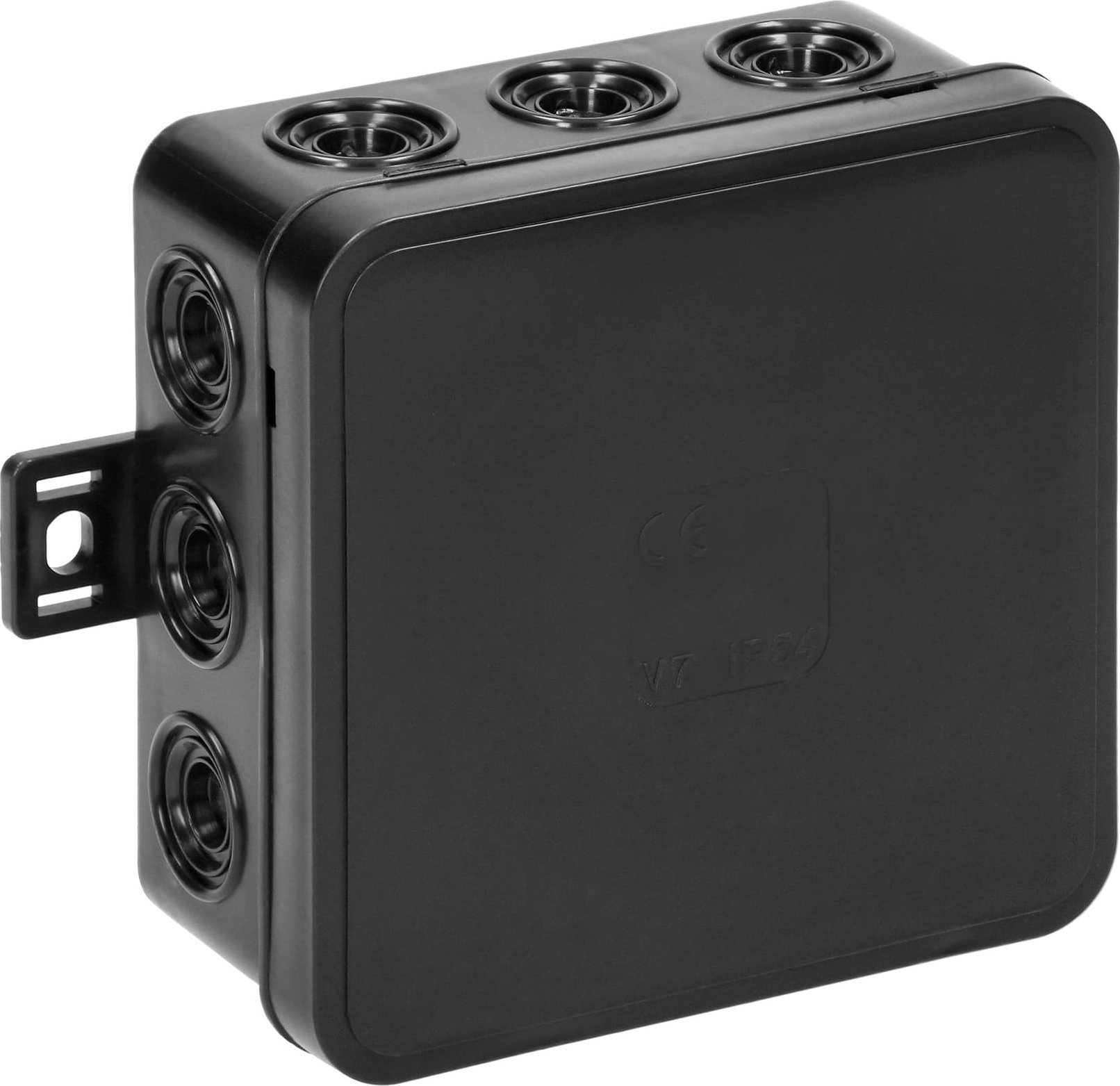 Orno Puszka n/t CLICK, IP54, 12 przepustów, 100x100x41mm, czarna,OR-JB-13804/B