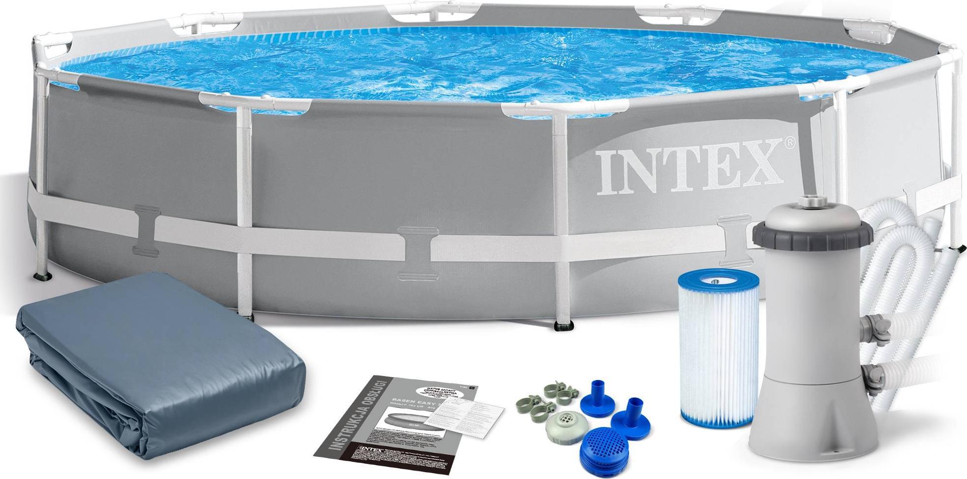 Intex Basen stelażowy Prism Frame 366cm 4w1 (26712)