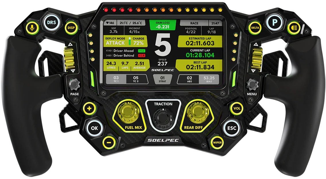 SOELPEC Spectra XR Lenkrad - neon