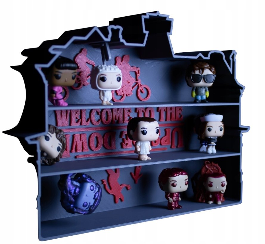 Stranger Things Upside Down Stand ekspozytor 3D stojak do figurek