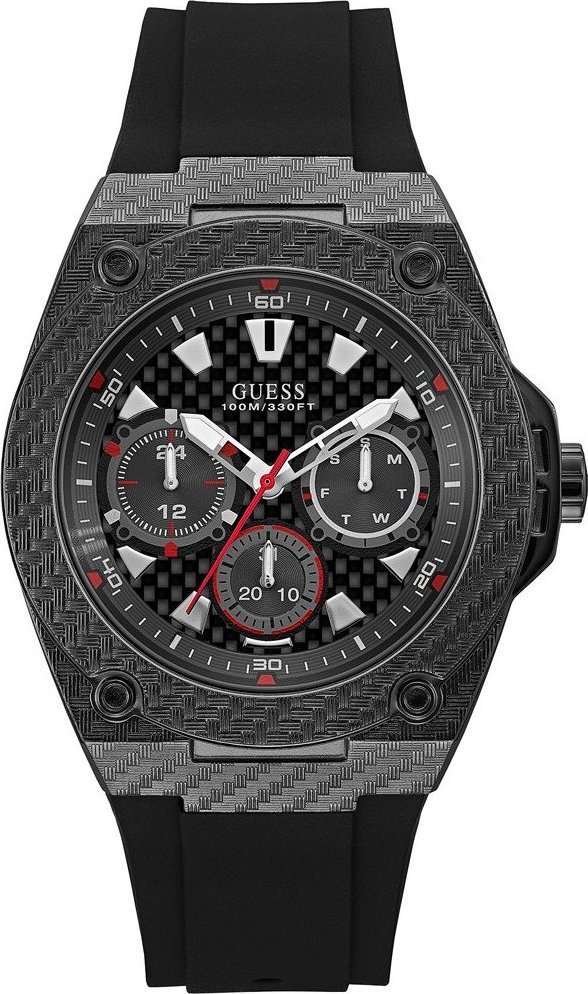 Zegarek Guess Zegarek męski Guess W1048G2 czarny