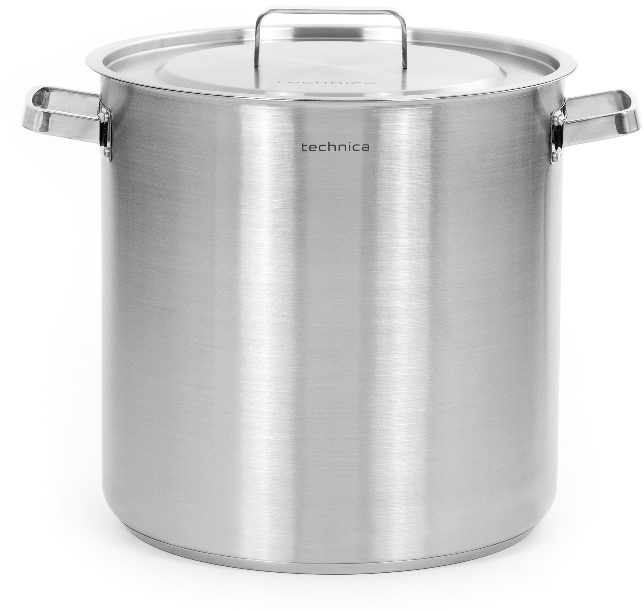 Technica Garnek wysoki 36,6 l o średnicy 360 mm z pokrywką ze stali nierdzewnej | TECHNICA, Platinum Line