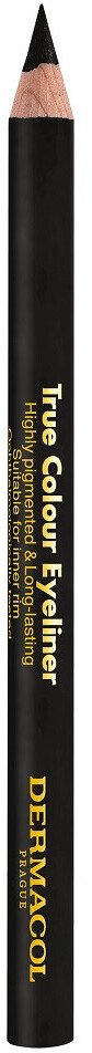 Dermacol True Colour Eyeliner long-lasting pencil for eyes 01 Black