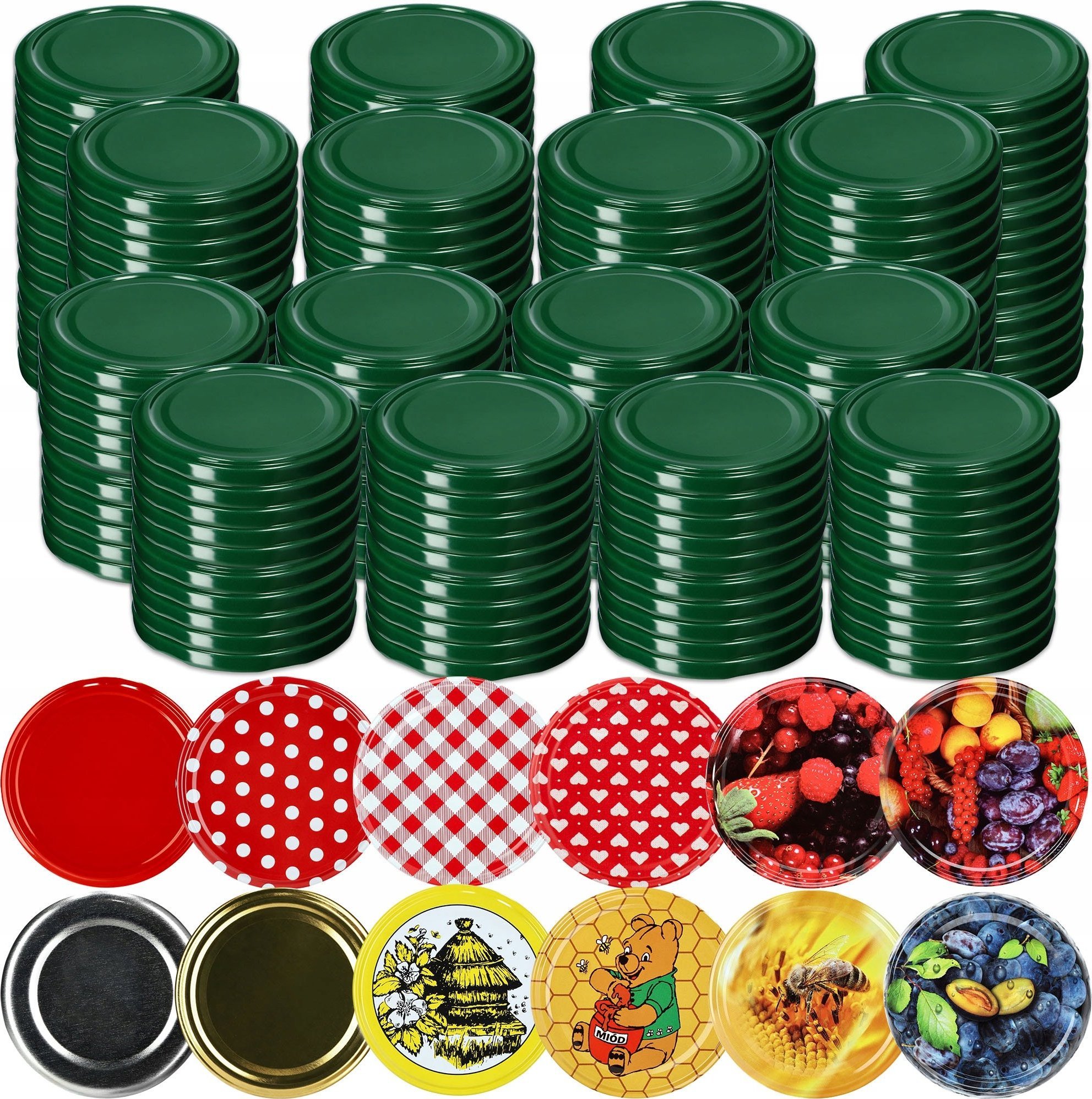 Kadax Zakrętki Nakrętki Wieczka Do Słoików 200 szt fi 82