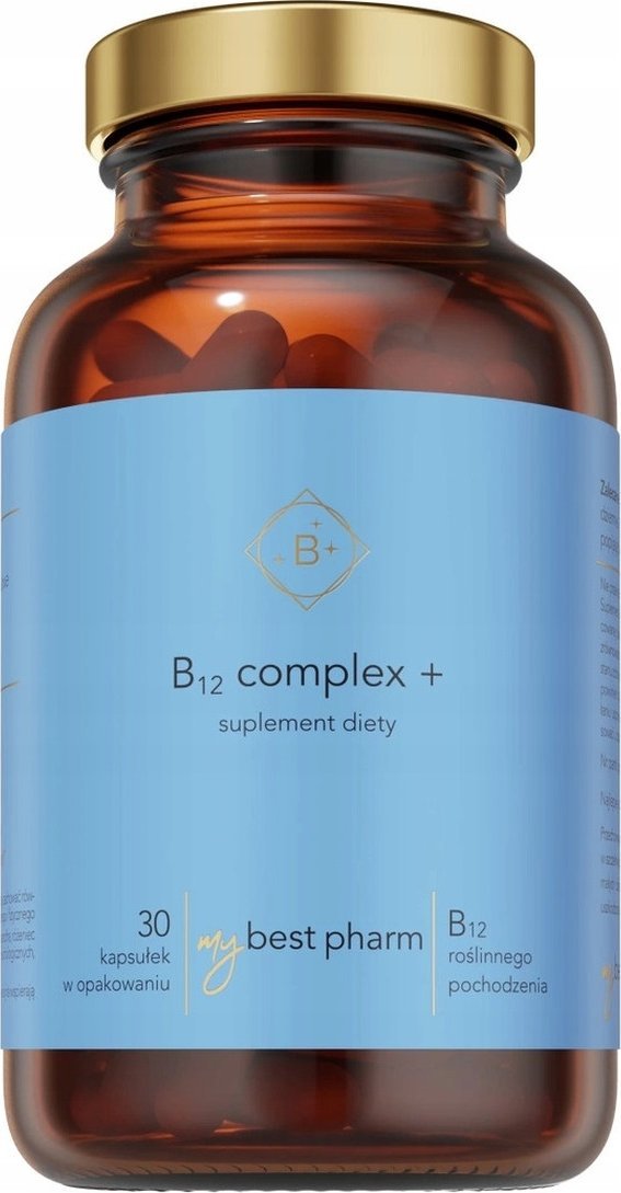 MyBestPharm Mybestb12 complex+ suplement diety 30 kapsułek
