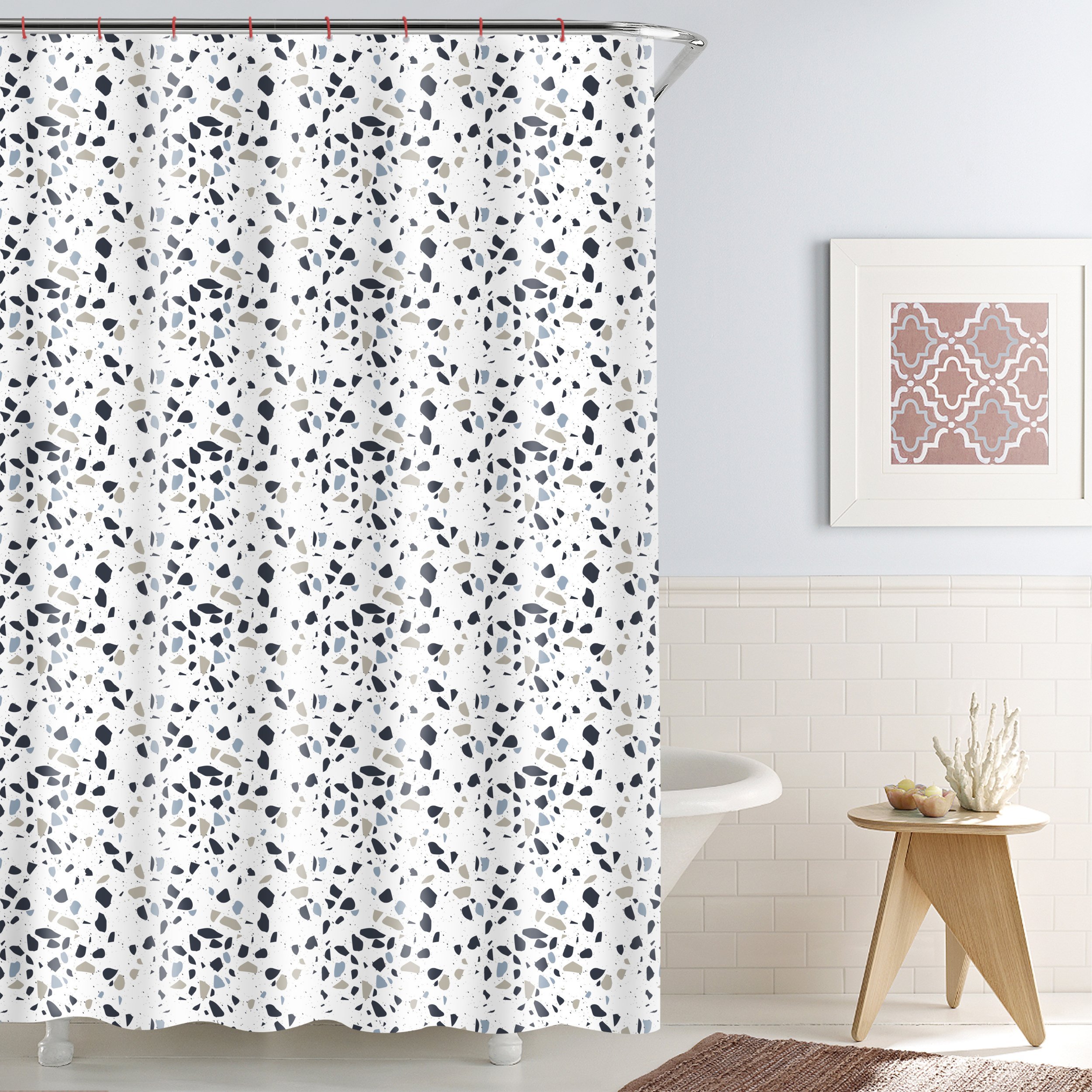 SHOWER CURT CY-182445H 180X180CM POLIEST