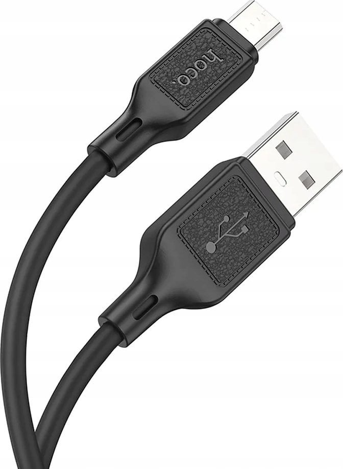 Kabel USB Hoco USB-A - microUSB 1 m Czarny
