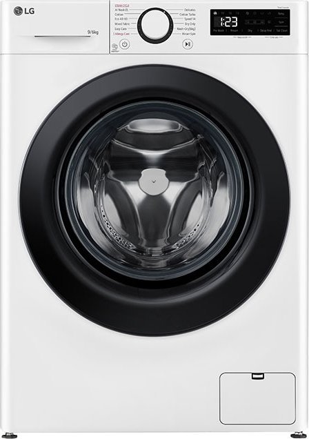 Pralko-suszarka LG LG | Washing machine with dryer | F4DR509SBW | Energy efficiency class A | Front loading | Washing capacity 9 kg | 1400 RPM | Depth