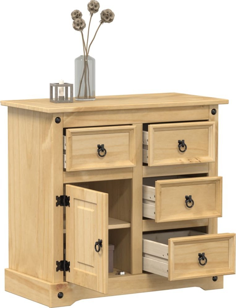 vidaXL vidaXL Komoda Corona, 87x40x76 cm, lite drewno sosnowe
