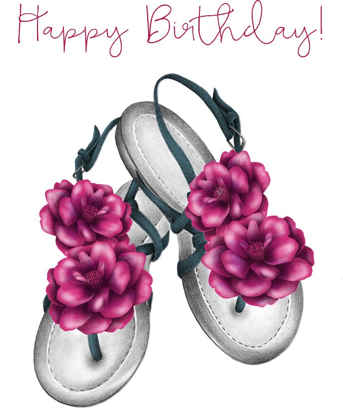 Clear Creation Karnet urodzinowy Swarovski kwadrat sandały (CL0317)