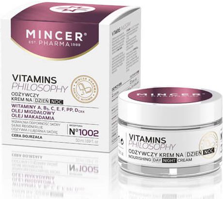 Mincer Vitamins Philosophy Krem odżywczy na dzień i noc nr 1002 50ml