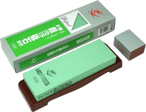 Kamień Naniwa Chosera 400 z uchwytem, kieszonkowy, do noży