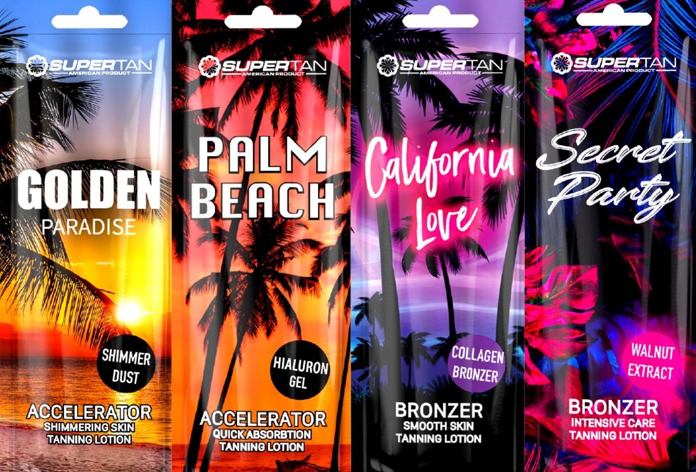 Supertan Supertan Saszetki Do Opalania Zestaw x80szt