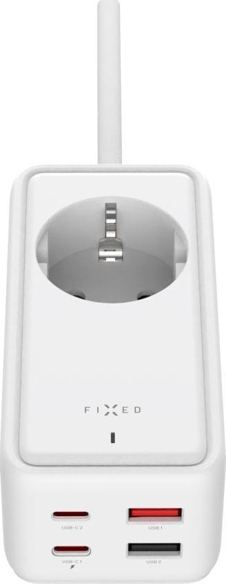 Ładowarka Fixed Listwa ładująca GaN III - 2xUSB-C/2xUSB, 1,5m, PD 65W, biała