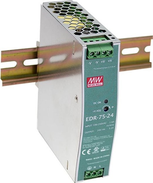 Zasilacz serwerowy LevelOne LevelOne POW-2431 moduł zasilaczy 76,8 W Miętowy, Srebrny