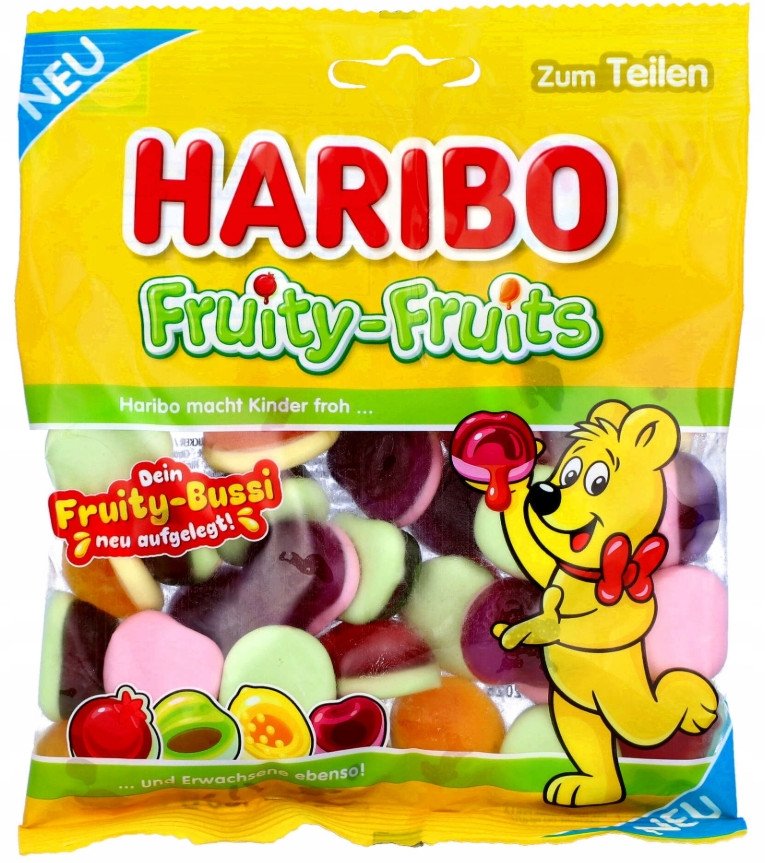 Żelki Fruity - Fruits słodko kwaśne 160g - Haribo